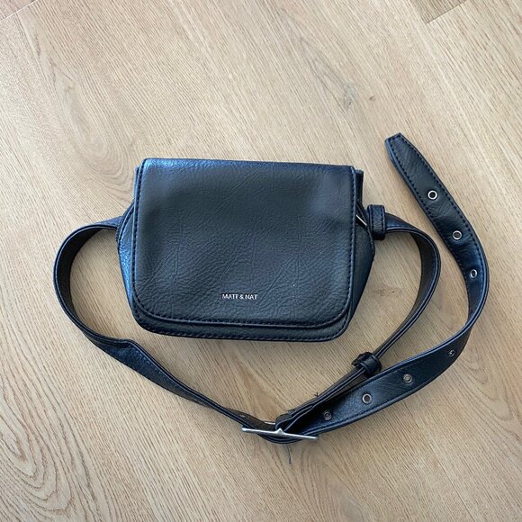 Matt & Nat Park Black Bum Bag - Picture 3 of 8